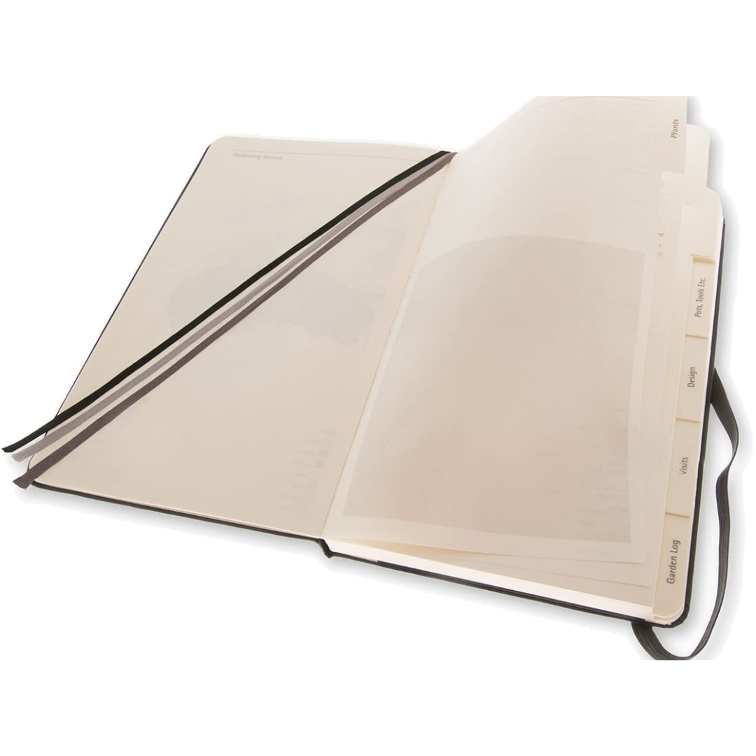 Moleskine gardening journal interior pages and stickers — personalised gift — CarveOn, made in Ireland