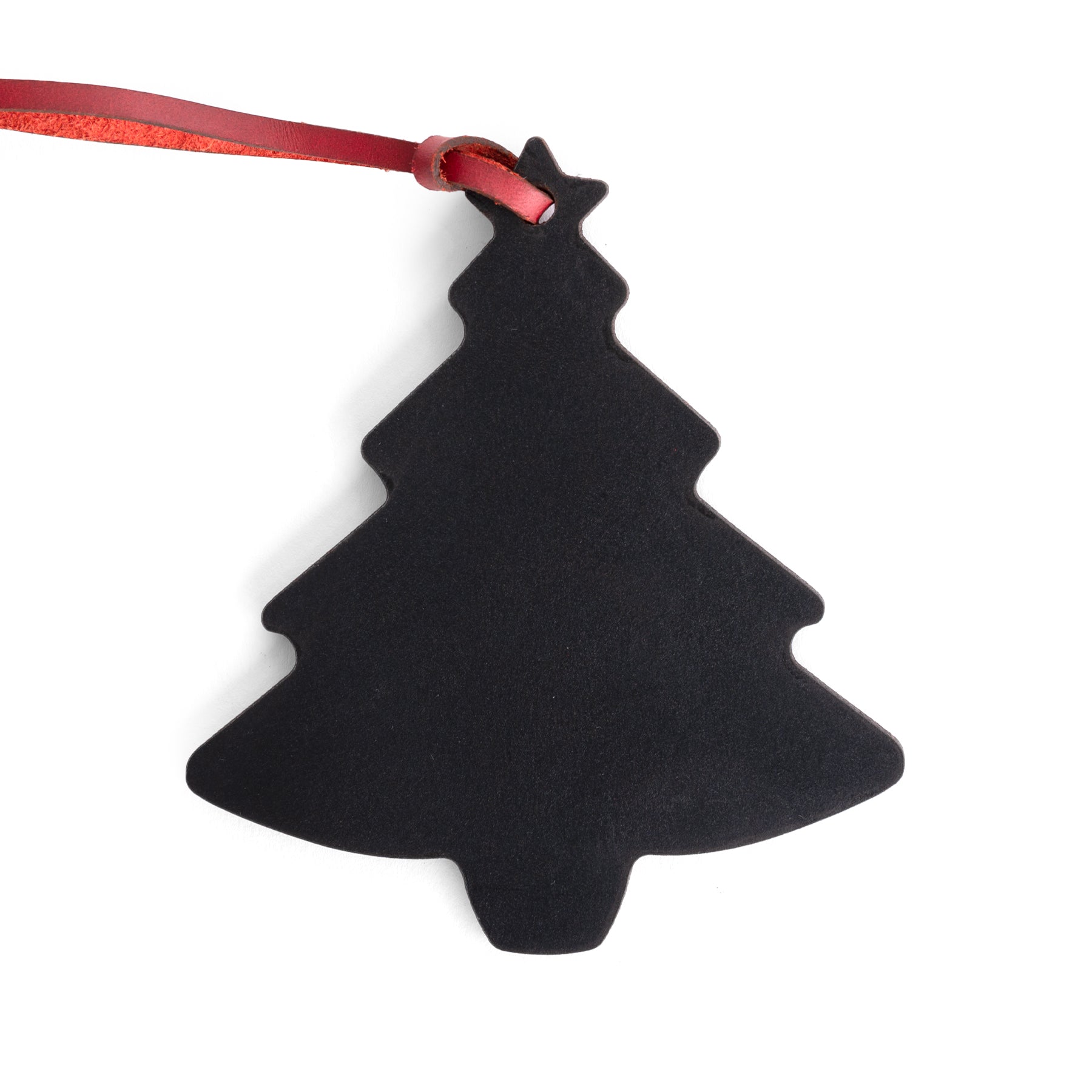 Black leather desk accessory — personalised gift — CarveOn, made in Ireland#Color_Black
