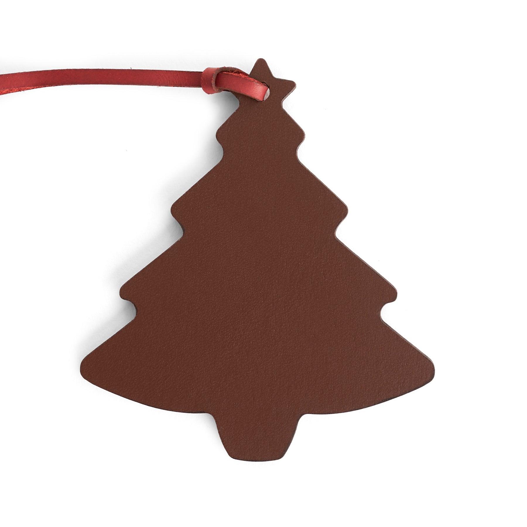 Dark Brown leather desk accessory — personalised gift — CarveOn, made in Ireland#Color_Dark Brown