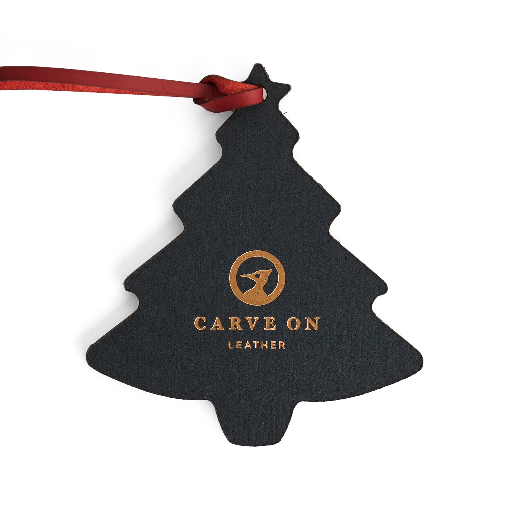 Navy leather desk accessory — personalised gift — CarveOn, made in Ireland#Color_Navy