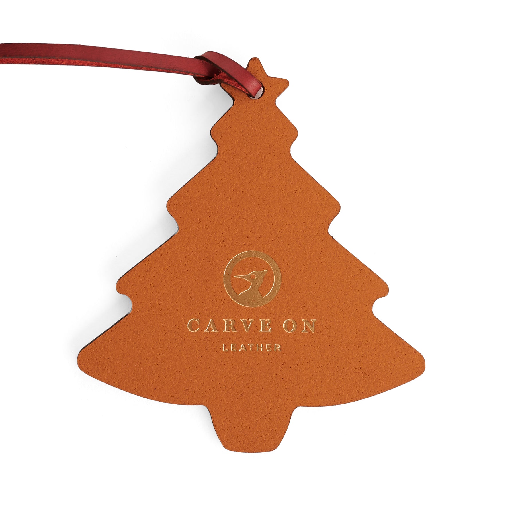 Tan leather desk accessory — personalised gift — CarveOn, made in Ireland#Color_Tan