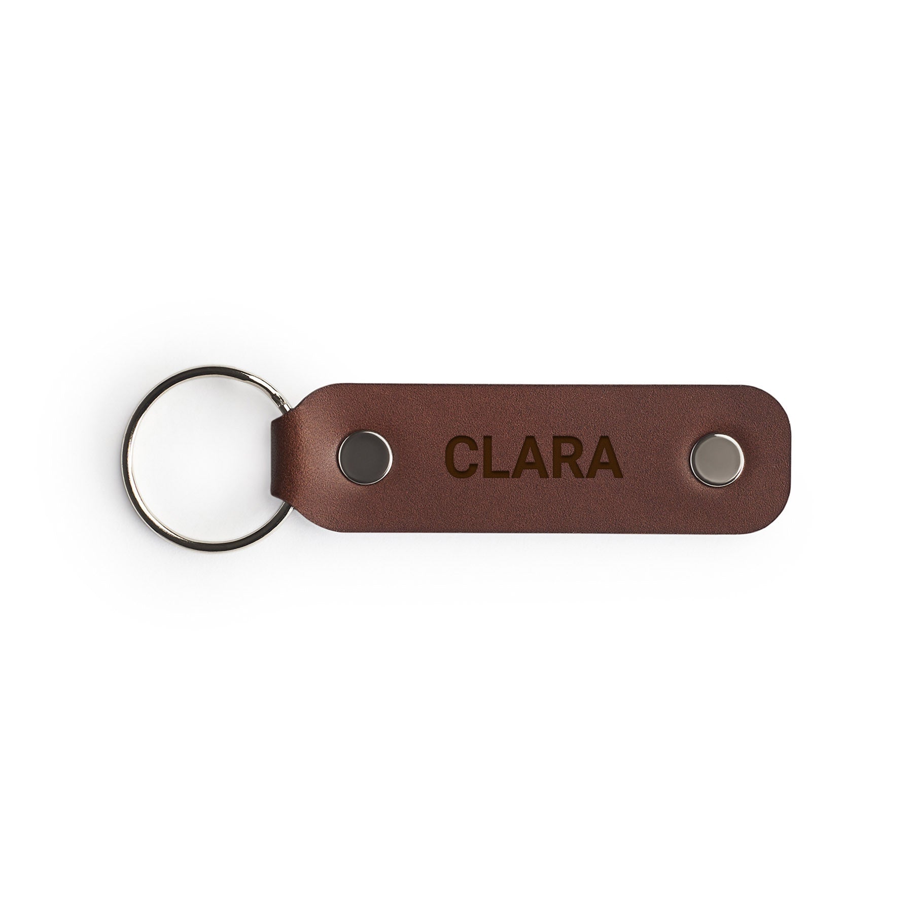 Full-grain leather keyring — personalised gift — CarveOn, made in Ireland#Color_Hidden