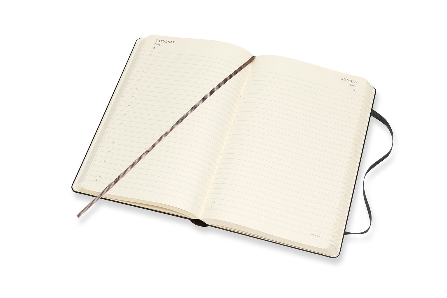 Moleskine notebook with leather cover and pen — personalised gift — CarveOn, made in Ireland