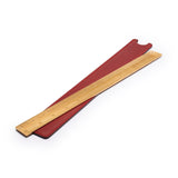 Solid Brass 30cm Ruler & Leather Sheath