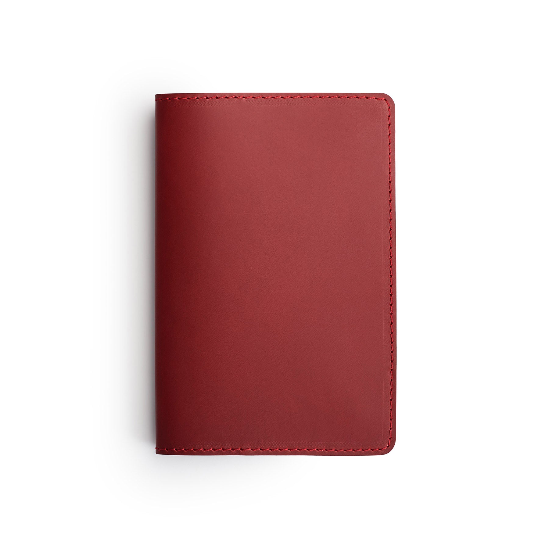 Burgundy leather golf scorecard holder, flat lay — personalised golf gift — CarveOn, handmade in Ireland#Color_Burgundy