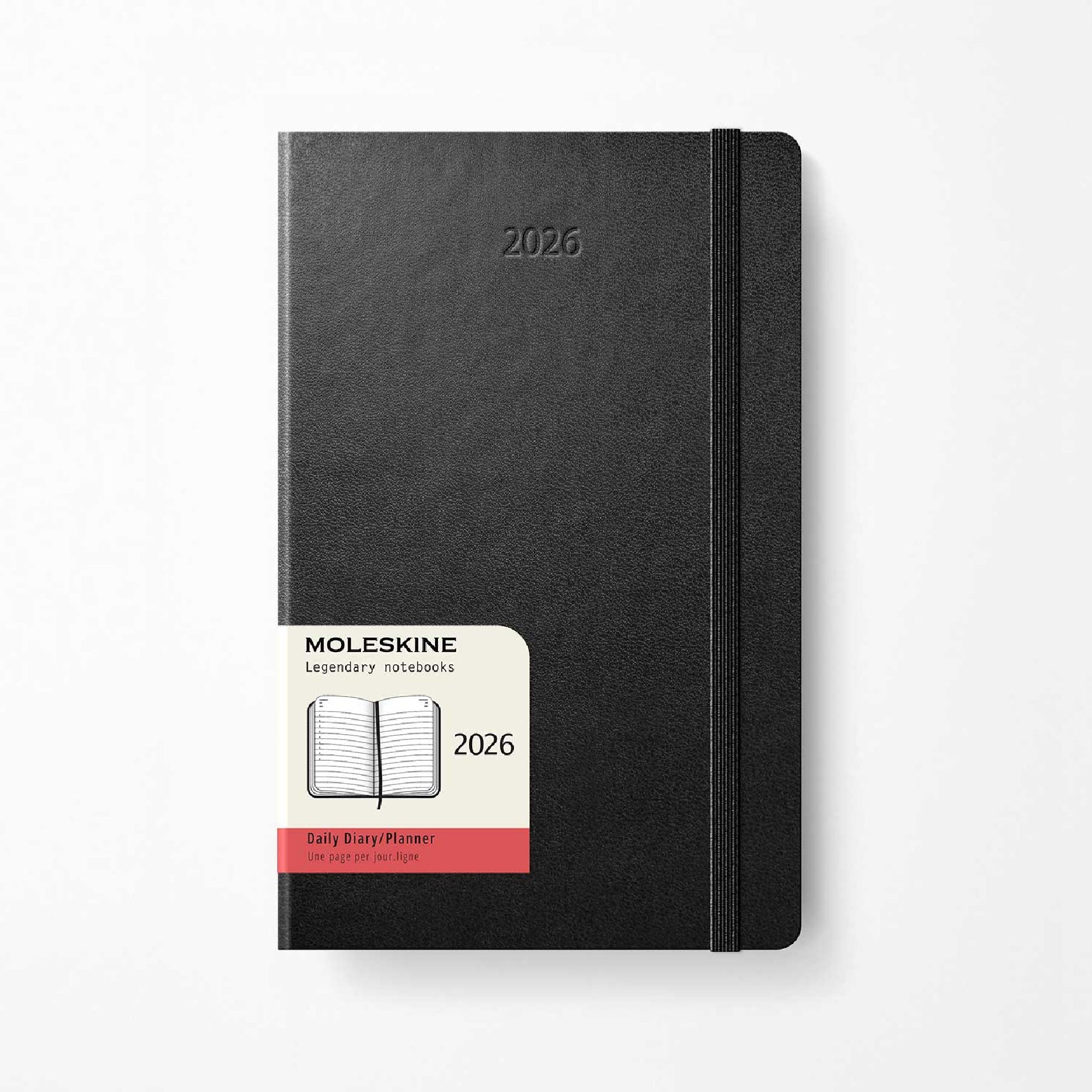 Moleskine notebook with leather cover and pen — personalised gift — CarveOn, made in Ireland