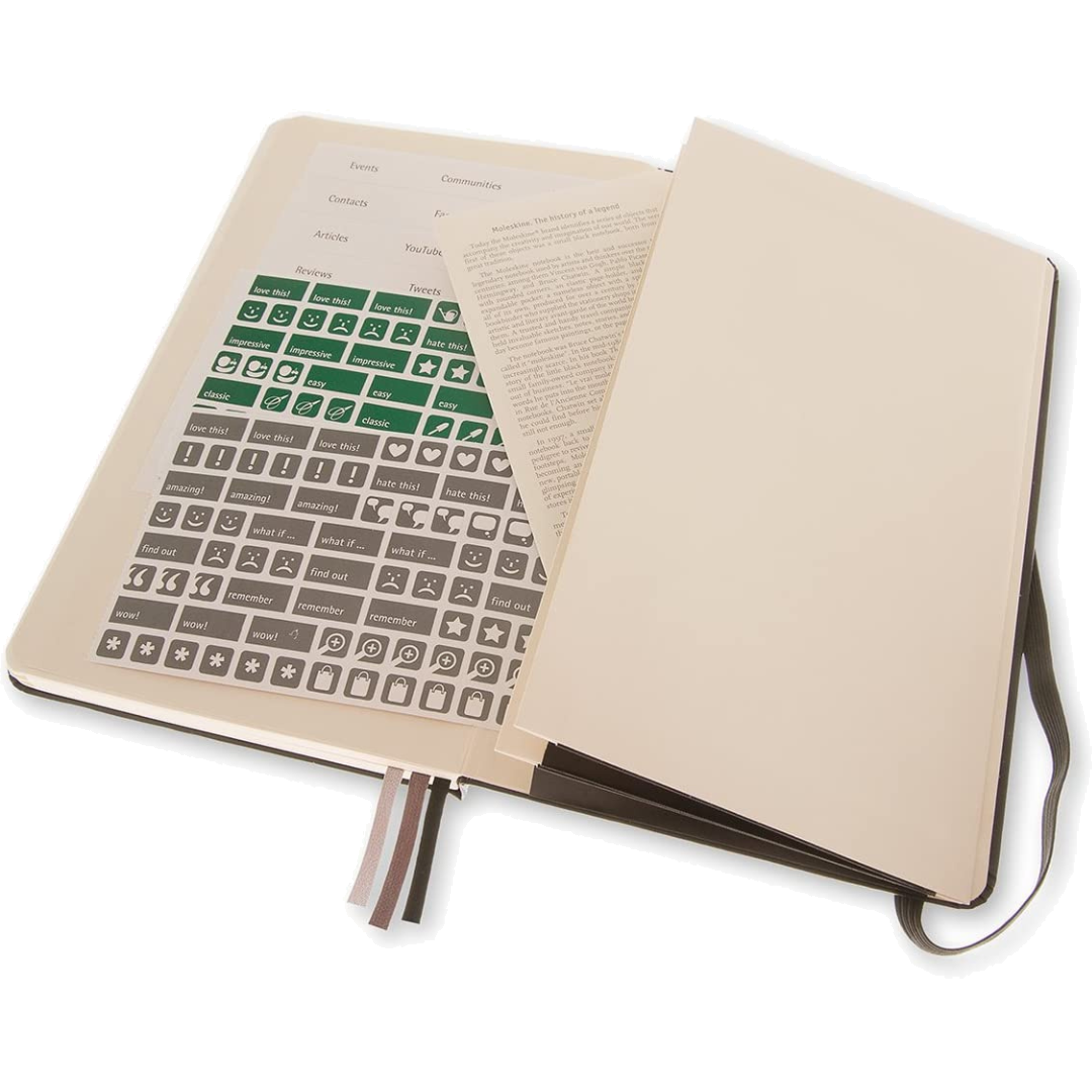 Moleskine gardening journal themed sections — personalised gift — CarveOn, made in Ireland
