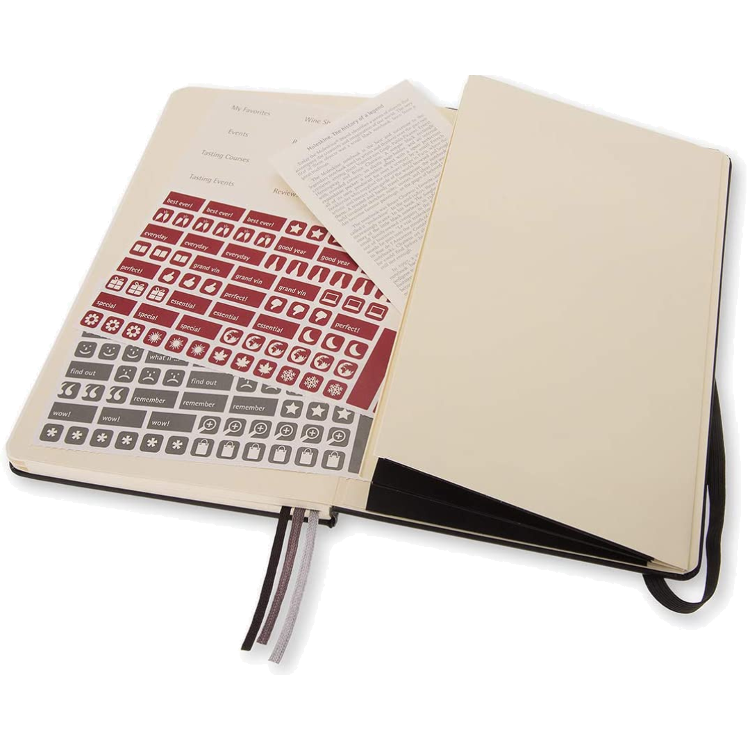 Moleskine wine journal tasting pages — personalised gift — CarveOn, made in Ireland