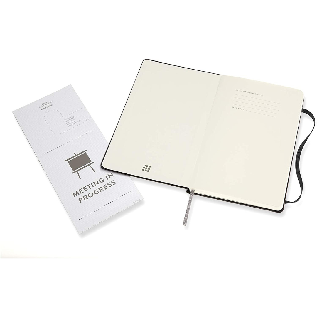 Moleskine notebook with leather cover and pen — personalised gift — CarveOn, made in Ireland #Notebook Type_The Pro (130 x 210mm)