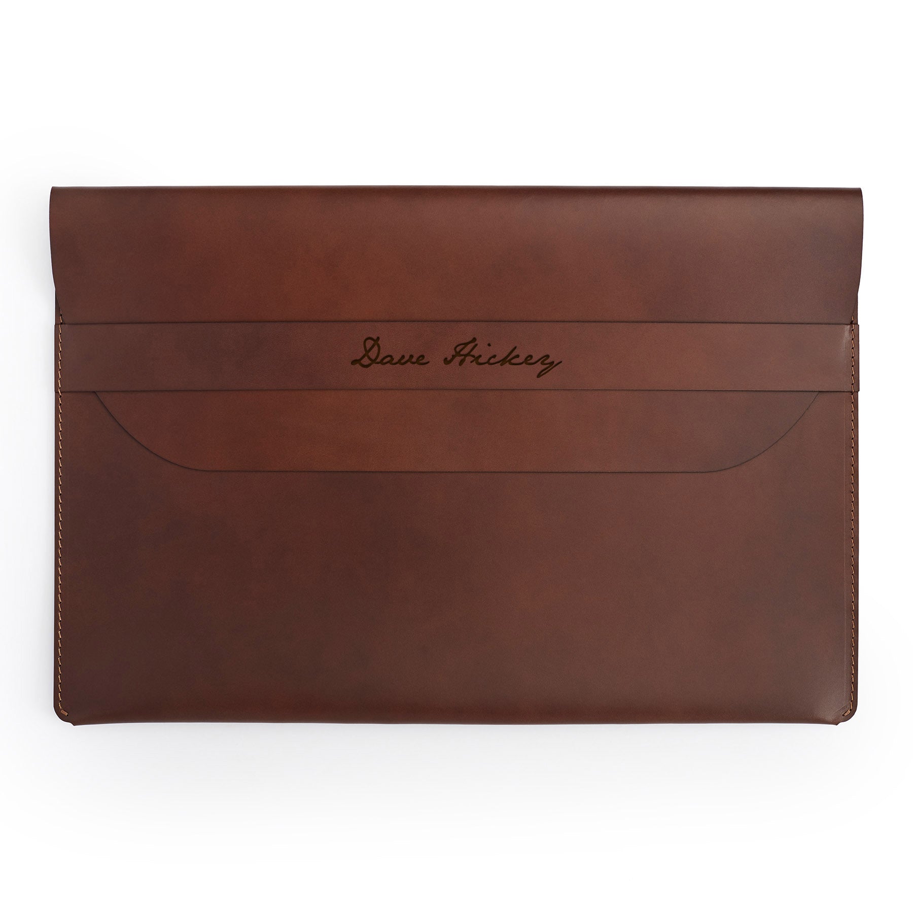 Full-grain leather document folio — personalised — CarveOn, made in Ireland#Color_Hidden
