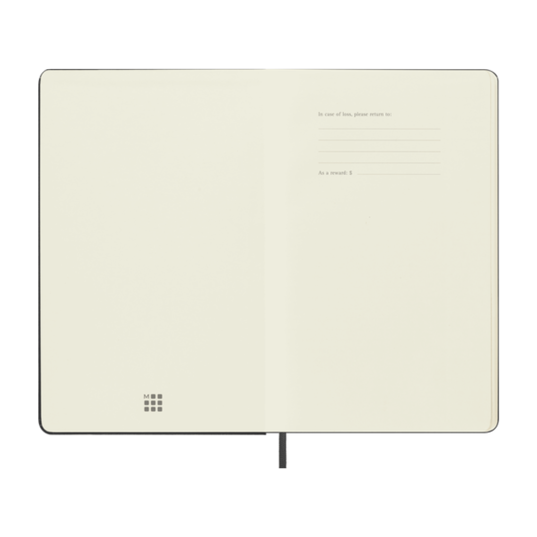 Moleskine notebook with leather cover and pen — personalised gift — CarveOn, made in Ireland