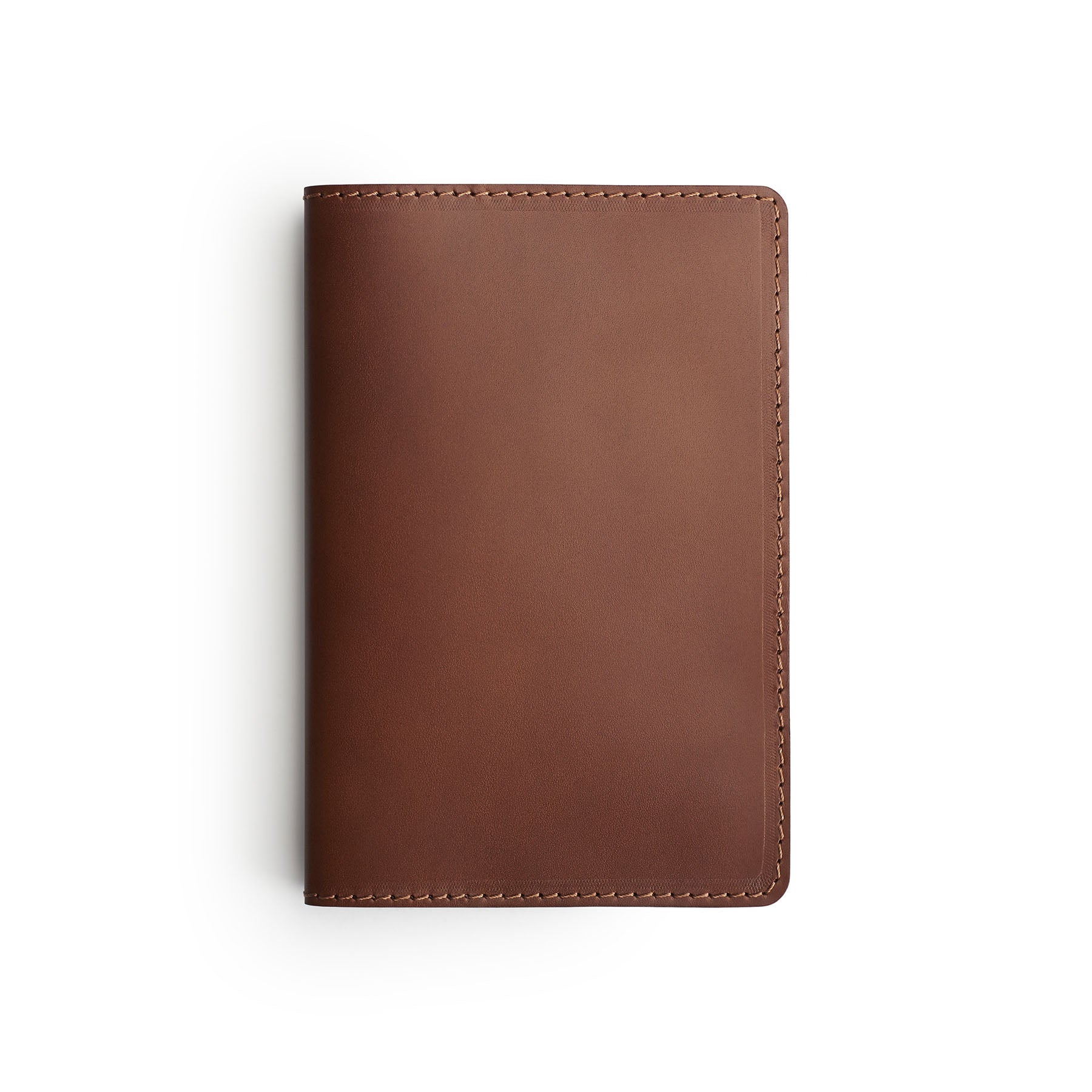 Dark Brown leather golf scorecard holder, flat lay — personalised golf gift — CarveOn, handmade in Ireland#Color_Dark Brown